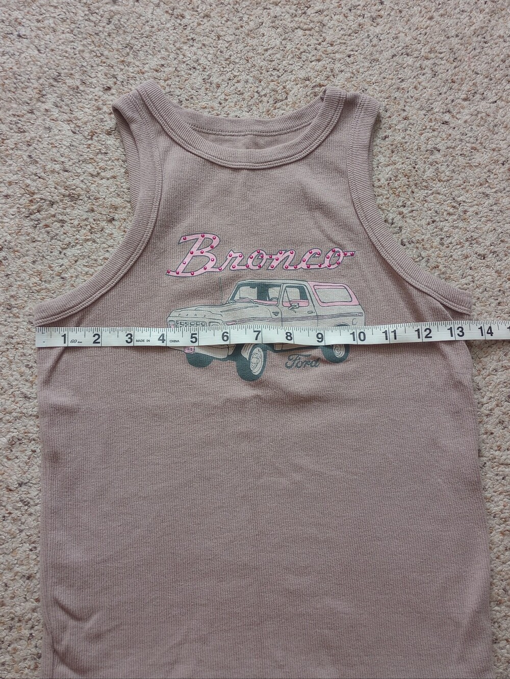 Ford Bronco Tank Top Women's Size Small - Picture 3 of 5